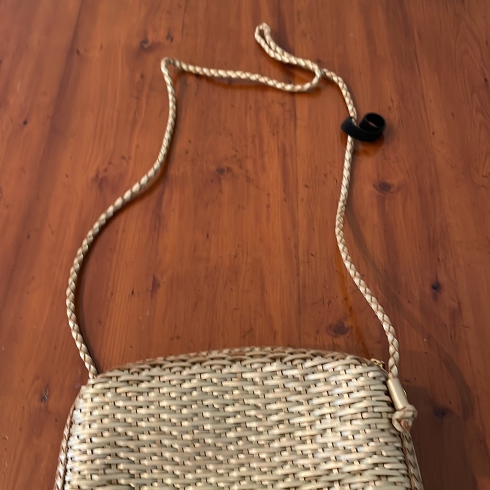 Cee Klein Vintage Leather basket weave NWT handbag - Picture 5 of 5